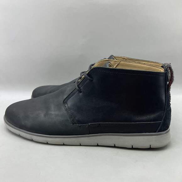 UGG Freamon Waterproof Chukka Boots Men Size 14 Black Leather Ankle Comfort Shoe main image 6